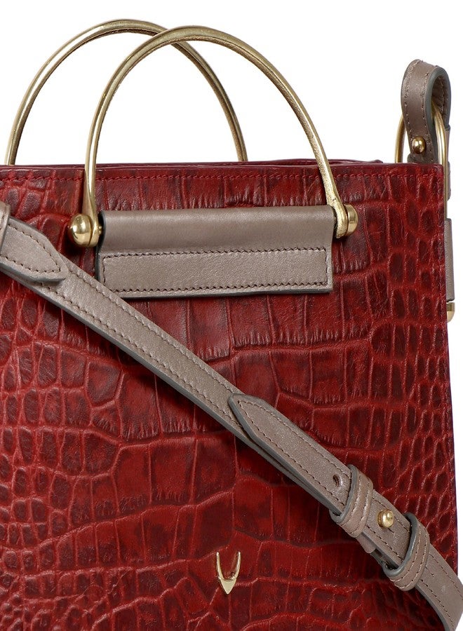 Hidesign Women Clutch (Red) - Image 4